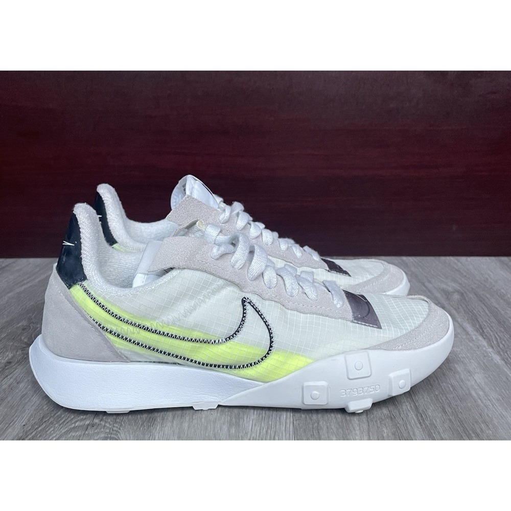 Nike Waffle Racer 2x Women's Size 8 Sneakers Gray White DC4467-100 Shoes